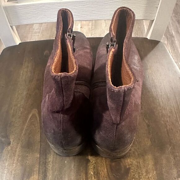 I.N.K. Handmade Leather Italian Boots Booties suede size 37 / 7 - Picture 4 of 8